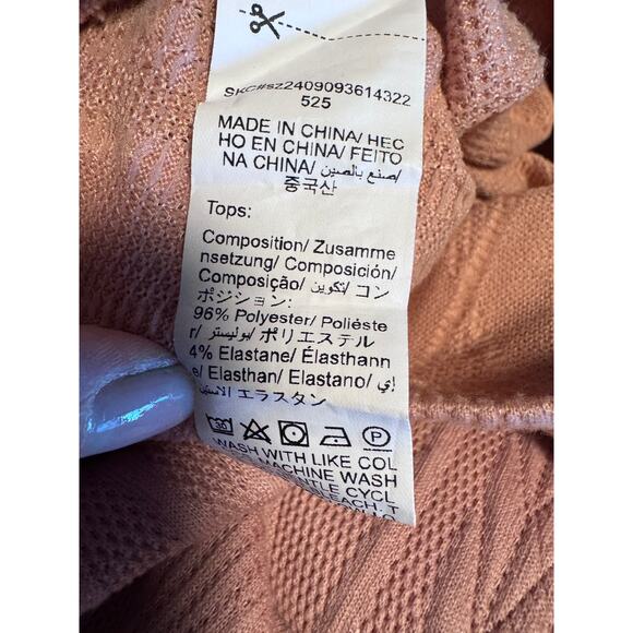 Shein Beige Pink Lounge Set XL (Fits Medium) - Picture 8 of 8